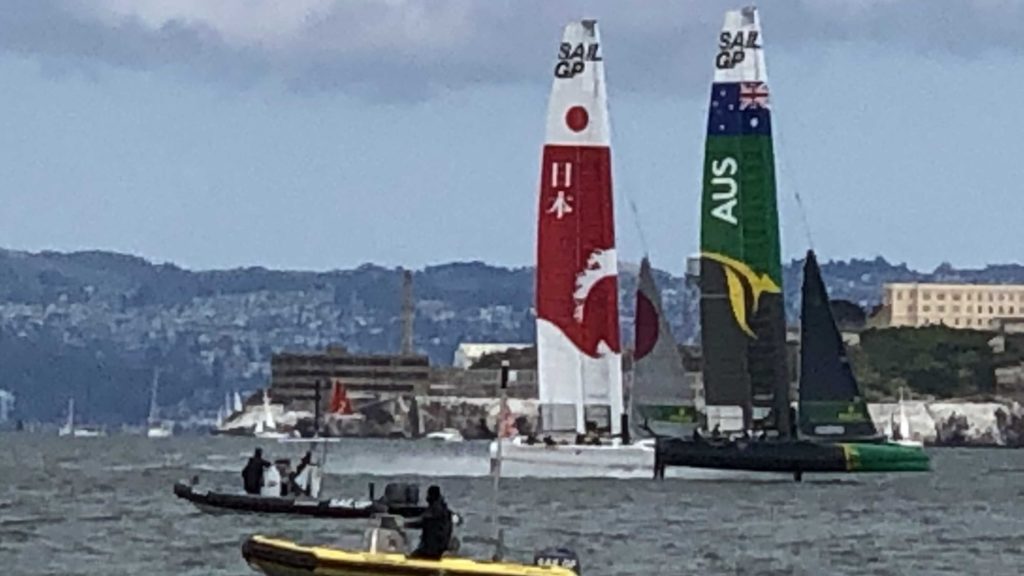 Aus vs Jpn Sail GP San Francisco